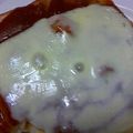 ちゃー2's cooksnap of when they made 残ったカレーのチーズトースト.