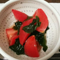 とにーにょ's cooksnap of when they made トマトとワカメの酢の物.