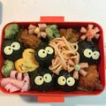 クック4CN4ZT☆'s cooksnap of when they made まっくろくろすけ キャラ弁.