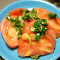 lliachloe's cooksnap of when they made トマトのネギだれがけ☆.
