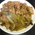野良猿's cooksnap of when they made あざみの茎と牛肉の旨煮.