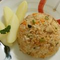 ☆Rokko☆'s cooksnap of when they made にんじんチキンライス＆ぽてと☆離乳食後期.