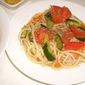 牛くん's cooksnap of when they made ～カッペリーニ風我が家のサラダスパ☆～.