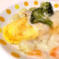 R★Hママ♥'s cooksnap of when they made あまったシチューでオムライスシチュー♪.