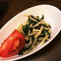 ぱんぷーこ's cooksnap of when they made *常備菜*もやしとわかめのピリ辛ナムル.