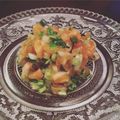 3yes's cooksnap of when they made サーモンと新玉ねぎのタルタル.