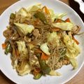 chi−ちゃん's cooksnap of when they made 野菜たっぷり糸こん焼きそば.