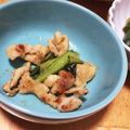 mikutasu's cooksnap of when they made 鶏皮のおつまみ✿柚子胡椒炒め.