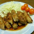 はる☆はるま's cooksnap of when they made 子供大喜び【肉巻きポテトの照焼き】♪.