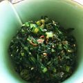 ミシガン娘。's cooksnap of when they made かぶの葉のふりかけ.