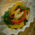 dandadan27's cooksnap of when they made ヘルシー♪ピーマンとちくわのごま和え.