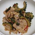 ERIKA76's cooksnap of when they made ゴーヤと豚肉の味噌炒め.
