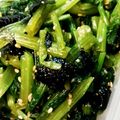MEGMEGcook's cooksnap of when they made 子どもたちも大好き♪小松菜のお浸し.