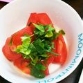 手作り★ママ's cooksnap of when they made 簡単トマトサラダ♪.