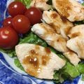パンプキン11's cooksnap of when they made 簡単鶏ムネサラダ.