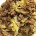 ＊にょにょん＊'s cooksnap of when they made キャベツとひき肉の甘辛炒め.