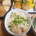 。・水玉りぼん。・'s cooksnap of when they made めちゃ美味しい　カニ釜飯.