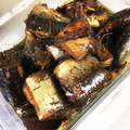 Maruひとみ's cooksnap of when they made 簡単＊圧力鍋で骨まで食べれるさんま煮＊.