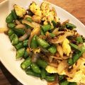 mayumint♪'s cooksnap of when they made スナップエンドウと挽肉のオイスター炒め.