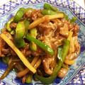 kawaramono's cooksnap of when they made 本格、青椒肉絲.