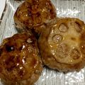 あずもこ♡'s cooksnap of when they made れんこん❂照り焼き豆腐ハンバーグ.