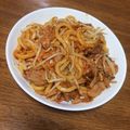 クックQRIJXL☆'s cooksnap of when they made ごま油薫る！簡単！チゲキムチ焼うどん.
