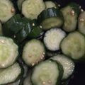 H♡S's cooksnap of when they made 簡単!!きゅうりの浅漬け中華風ニンニク味.