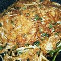 手作り★ママ's cooksnap of when they made ニラ（だけ）のお焼き.