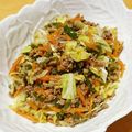 ドルフィンサーモン's cooksnap of when they made 春キャベツと豚挽き肉の生姜焼き.