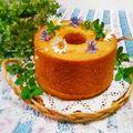 かおりかざり's cooksnap of when they made 爽やか～香るバナナ・オレンジシフォン♪.