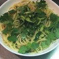 ミルクガラス's cooksnap of when they made おろしきゅうりのパスタ.