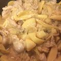 ステマム子♡♡'s cooksnap of when they made タケノコと豚バラの炒め物.