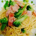 QOO＆SKY's cooksnap of when they made ブロッコリーベーコン簡単パスタ.