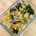 cheesedog's cooksnap of when they made 豚バラとケールのパスタ.