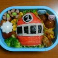 ＊かみみそちょ＊'s cooksnap of when they made キャラ弁！烈車戦隊トッキュウジャー弁当.