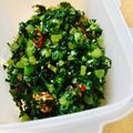 LimeLunch's cooksnap of when they made 蜂蜜がポイント★セロリの葉のつくだ煮★.