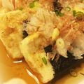 あーちゃんねーちゃん's cooksnap of when they made めんつゆで海苔巻き揚げ出し豆腐.