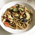 けちゃっぷらんど's cooksnap of when they made ナスとツナとトマトのオリーブオイルパスタ.