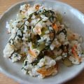 mikiha5's cooksnap of when they made まかない飯。「野沢菜漬けチャーハン」.