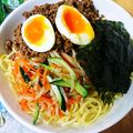 ボンバックス's cooksnap of when they made ビビンバ冷麺 簡単麺料理 アレンジ麺.