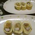 ジョングレ's cooksnap of when they made 餃子大葉カニカマ卵焼き.