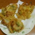 モカぷりん♪'s cooksnap of when they made 豚こま×新たまねぎ×グリンピースかき揚げ.