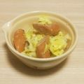 アクセル☆'s cooksnap of when they made キャベツとソーセージのコク旨サラダ♫.
