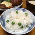 gomanetsu's cooksnap of when they made おいしい豆ごはんの炊き方.