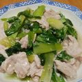 ばく★ちく's cooksnap of when they made レンチン４分♫豚肉とチンゲン菜の中華炒め.