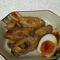 ゆずゼリー♪'s cooksnap of when they made 鳥手羽先と半熟卵の煮物.