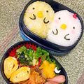 M・A・M's cooksnap of when they made 幼稚園 お弁当 キャラ弁♡ひよこにわとり.
