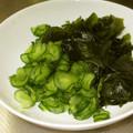 いなかのしろうさぎ's cooksnap of when they made きゅうりとわかめの酢の物.