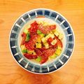 クックYLVOVB☆'s cooksnap of when they made アボカドとブルーチーズとサラミのサラダ.
