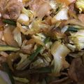 みーたやん's cooksnap of when they made きゃべつとオクラの豚しょうが焼き♪.